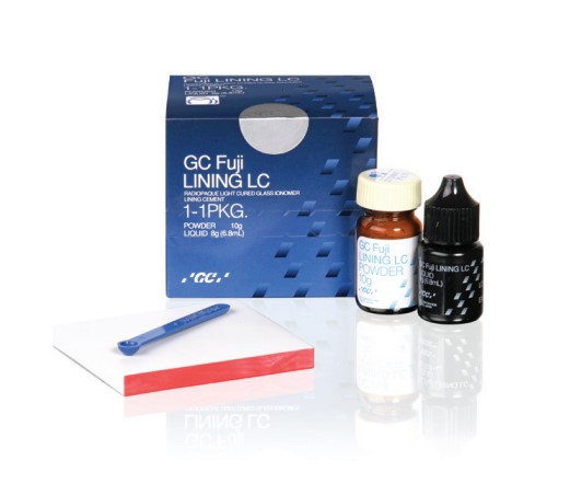 Cemento de Vidrio de Ionómero de Base de Fotocurado Fuji Lining LC 10gr x 8gr