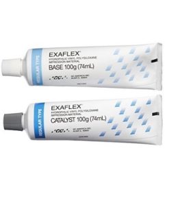 Silicona por Adición Regular Exaflex Base + Catalizador 100gr x 100gr