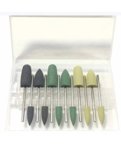 Kit de Pimpollos de Silicona para Pulir Acrílico para Pieza de Mano x 12 unidades